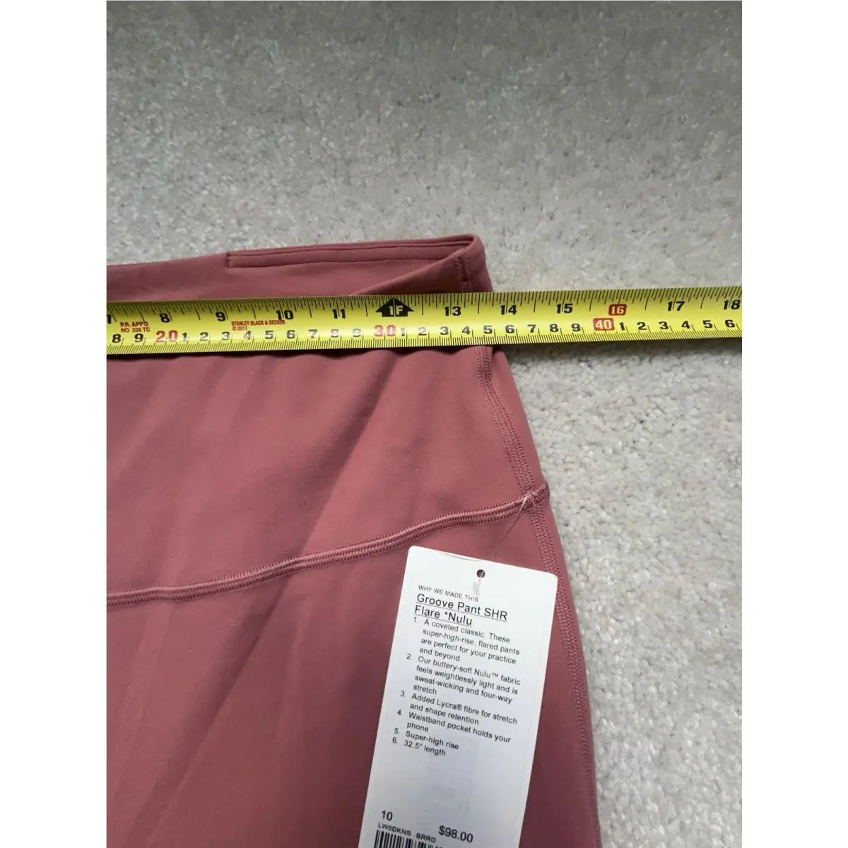Lululemon clothing - Red 5