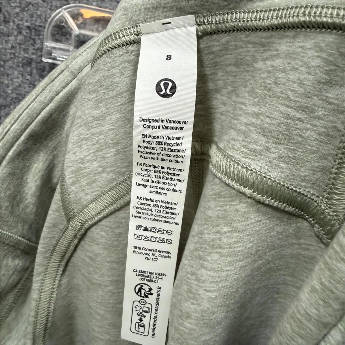 Lululemon clothing - Green 7