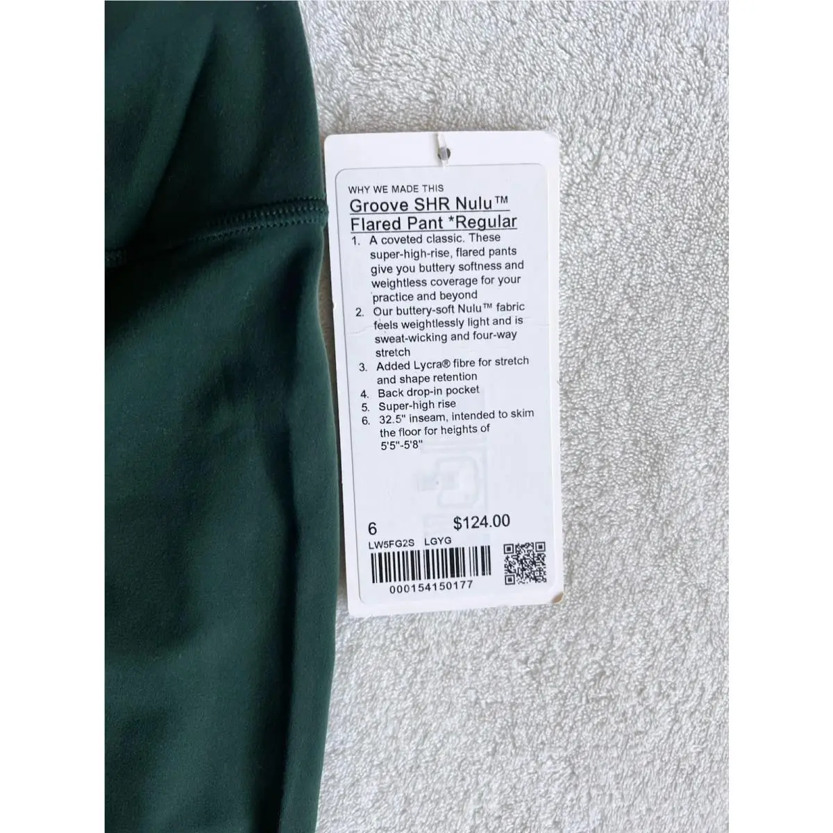 Lululemon clothing - Green 1