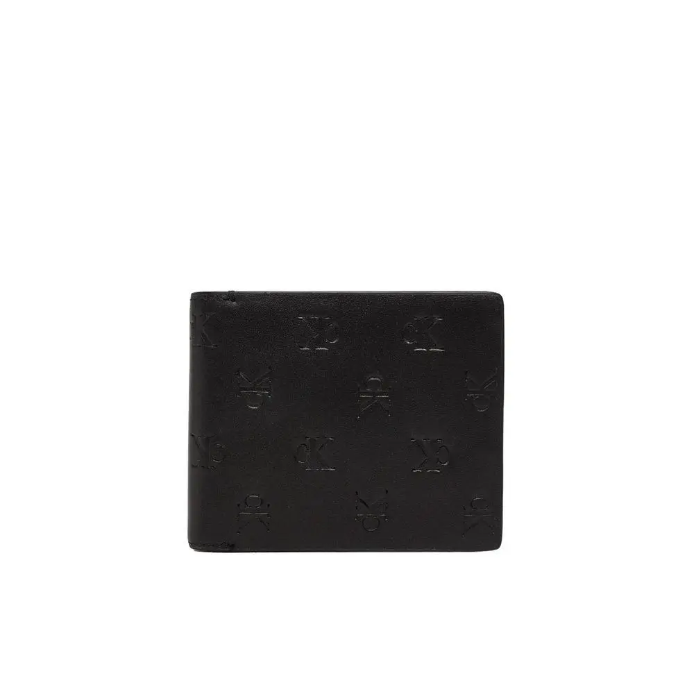 Calvin Klein Jeans Black Leather Wallet - CAKLJE-15182400009