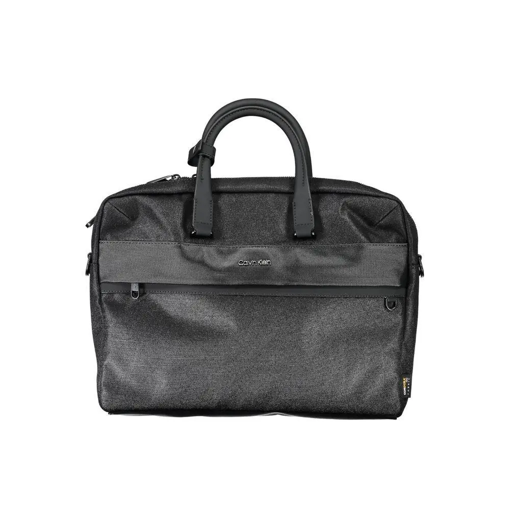 Calvin Klein Nero Polyester Men`s Briefcase