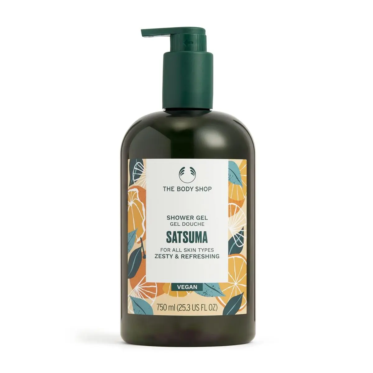 Satsuma Shower Gel 25.3 Fl Oz Citrus Scent Body Wash