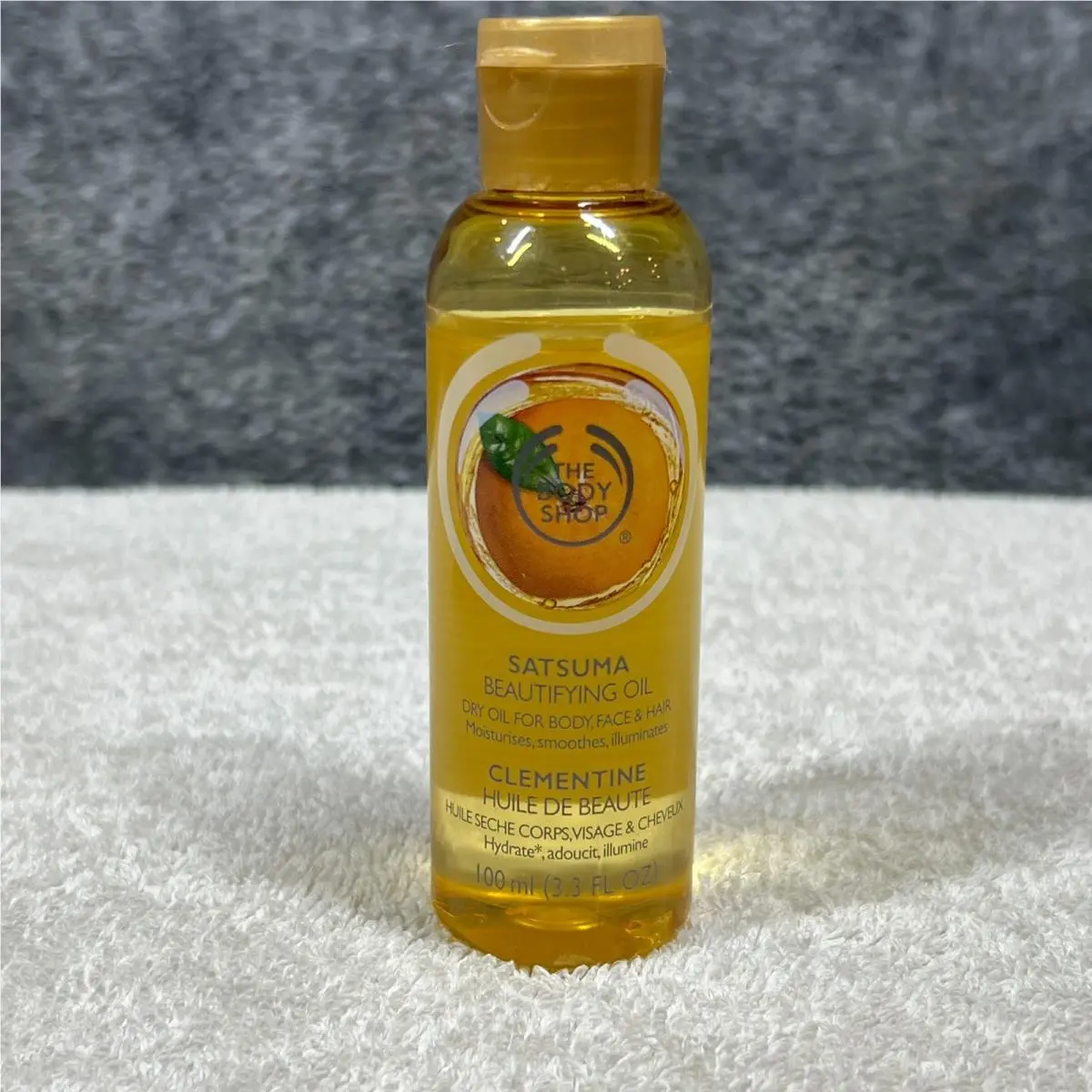 The Body Shop Satsuma Beautifying Oil For Body Face Hair 3.3 Fl Oz Rare
