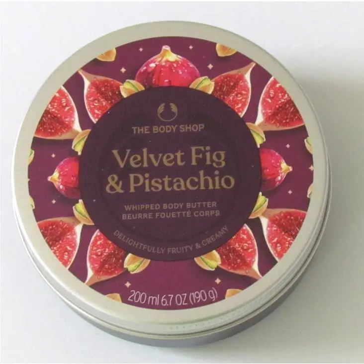 The Body Shop Velvet Fig Pistachio Limited Edition Whipped Body Butter 6.7 oz