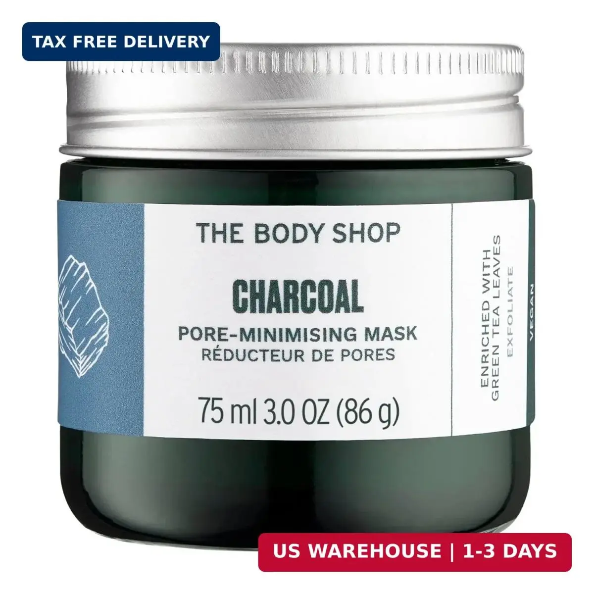 The Body Shop Charcoal Pore-minimizing Mask Clay-based Exfoliating Face Mask