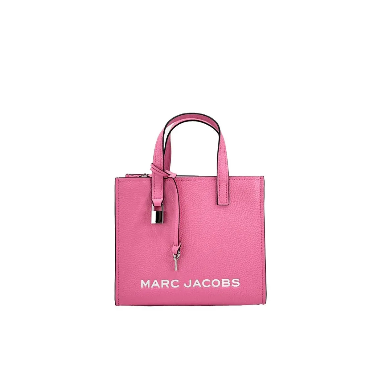 Marc Jacobs Mini Grind Pink Leather Crossbody Bag Purse