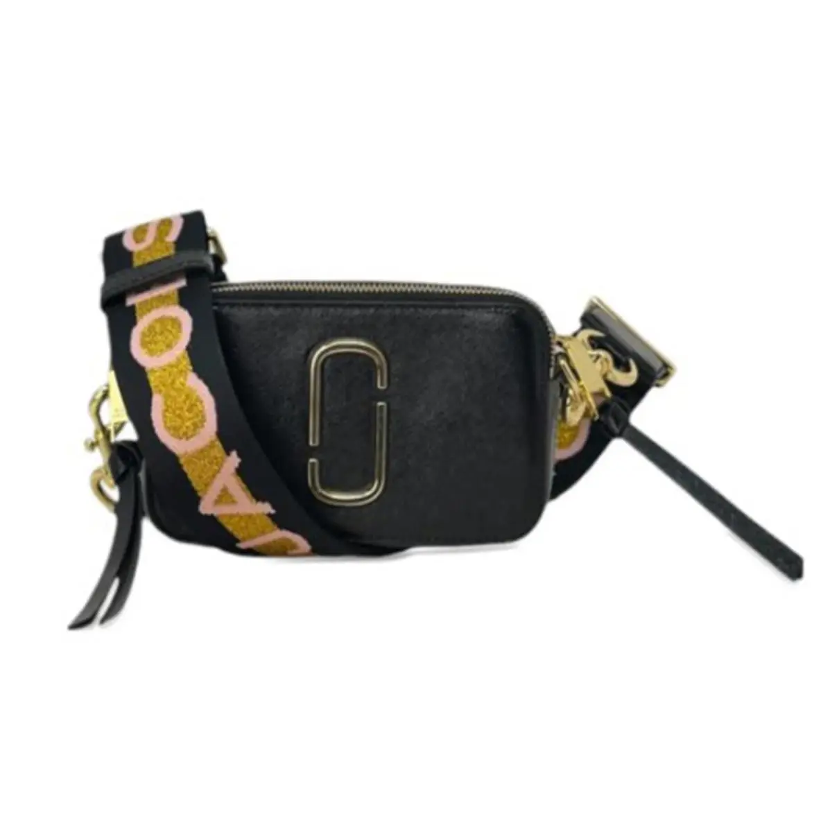 Marc Jacobs The Chain Snapshot Bag 2P6HCR009H01-002 - Exterior: Black Multi, Hardware: Gold