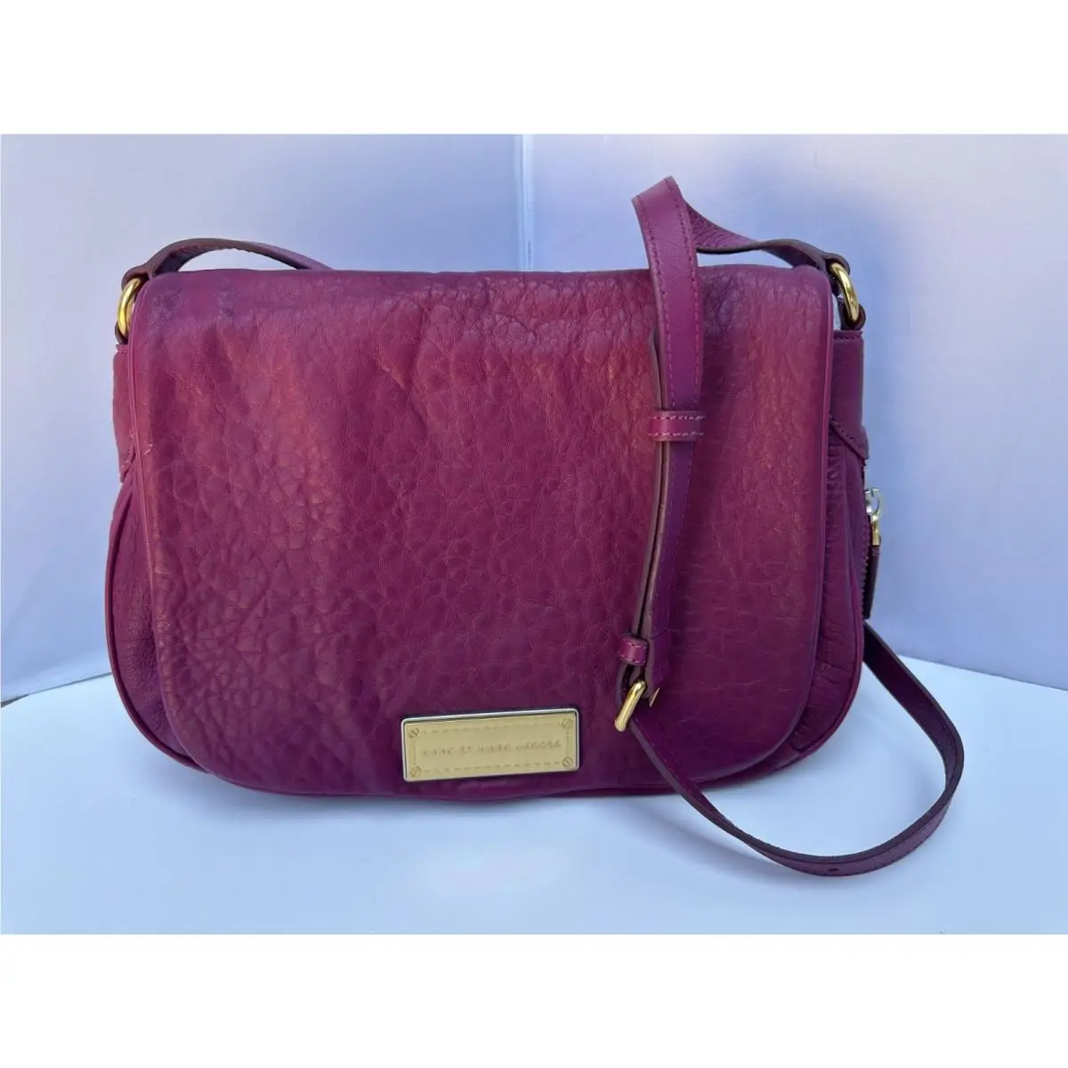 Marc By Marc Jacobs Women`s Crossbody Washed Up Nash Bag Handbag Leather