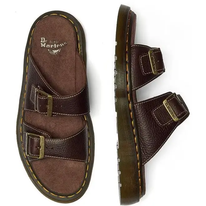 Dr. Martens shoes - Josef Slide Grizzly - Josef Slide Grizzly - Brown (UPC: 190665802627) 2