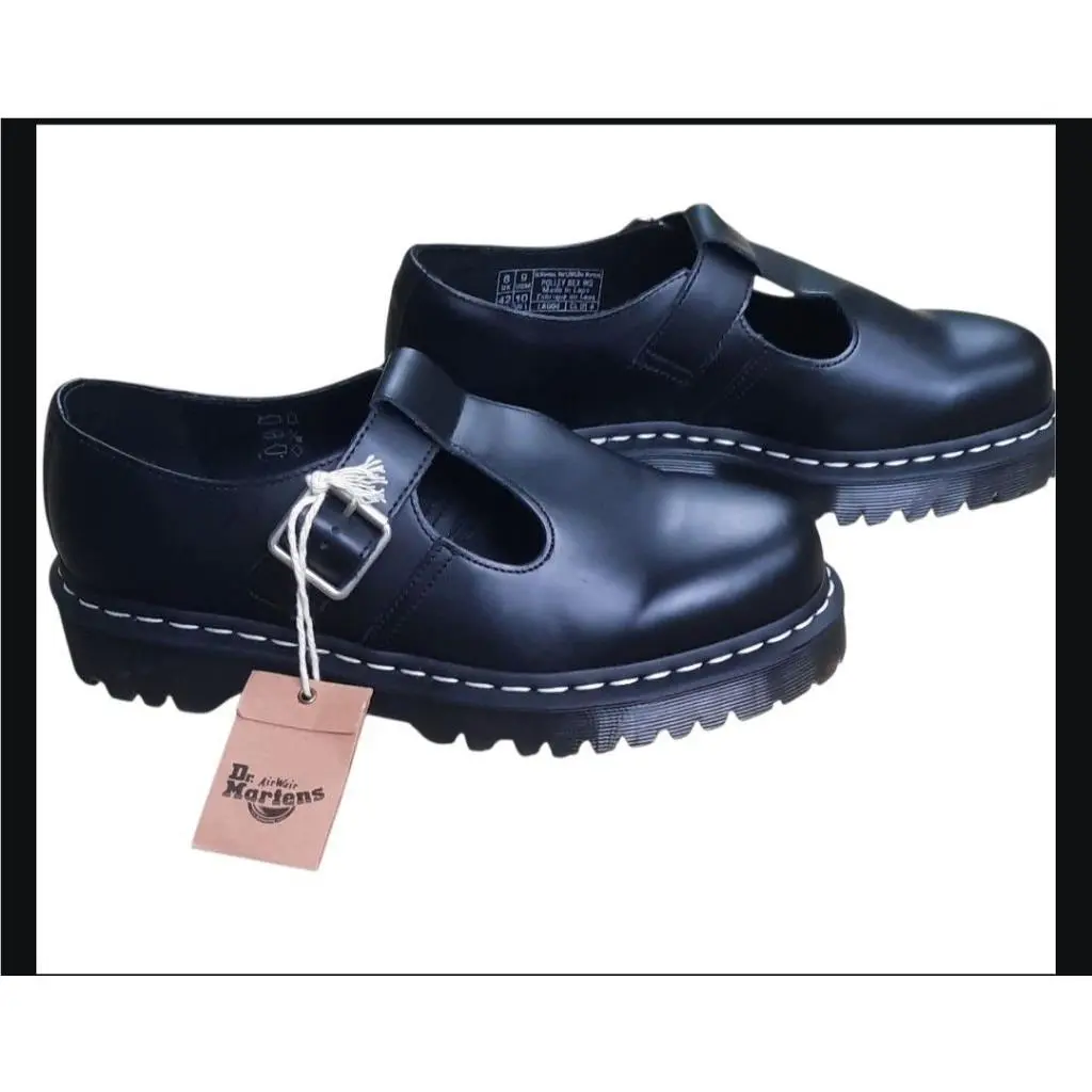 Dr Martens 8065 Mary Jane Platform - Black Leather - 30692001 Womens Size 10