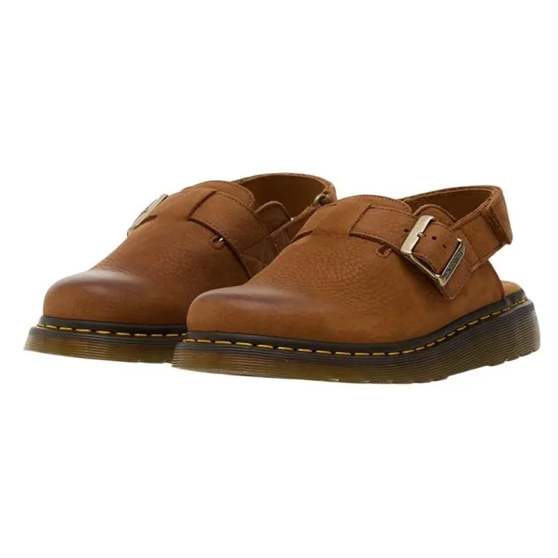 Dr. Martens Jorge II Slingback Mules Womens 11 Mens 10 Brown Suede Clogs