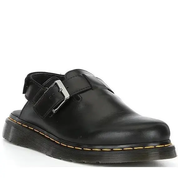 Dr Martens Jorge II Clogs Unisex 12 Sandals Black Leather Slingback Mules Shoes