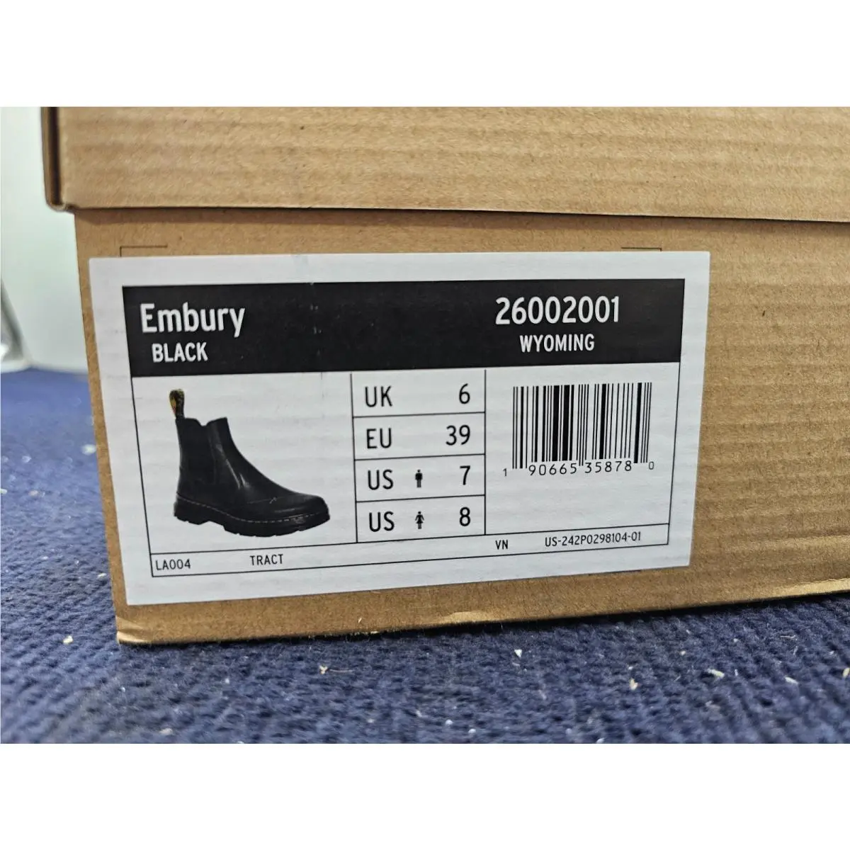 Dr. Martens shoes - Embury - Embury - 26002001 - Black (UPC: 190665358780) 3
