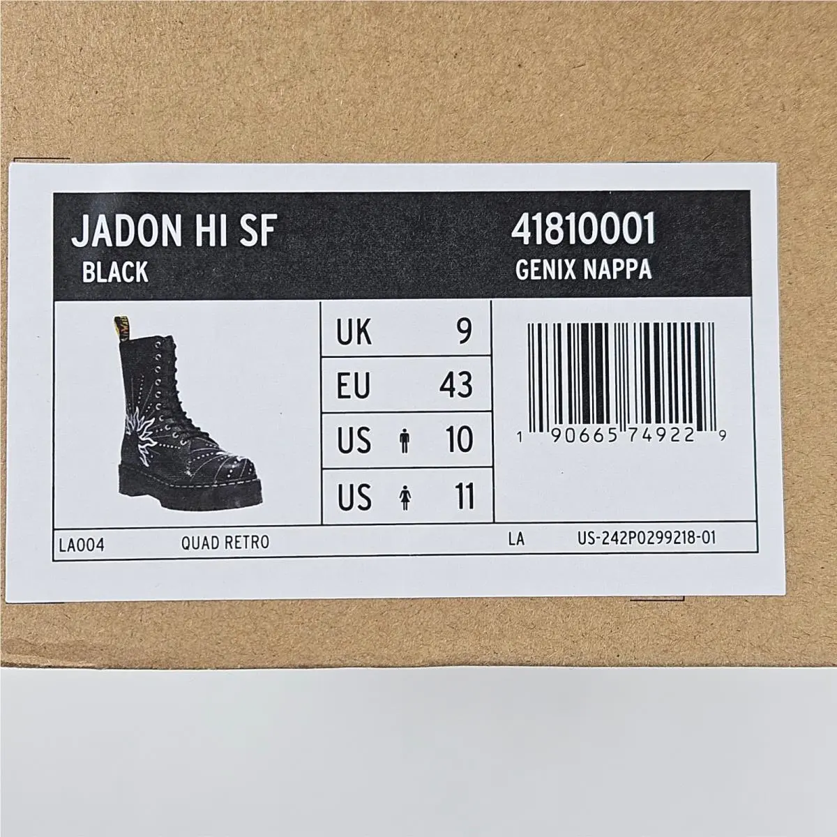 Dr. Martens shoes - 41810001 - 41810001 - Black (UPC: 190665749229) 9