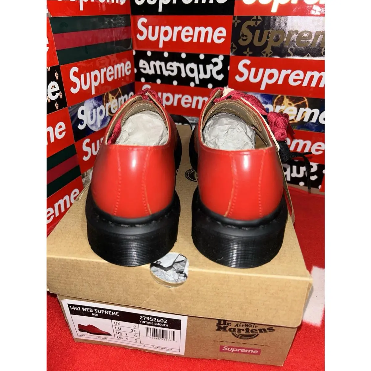 Dr. Martens shoes - Supreme - Supreme - Red 1