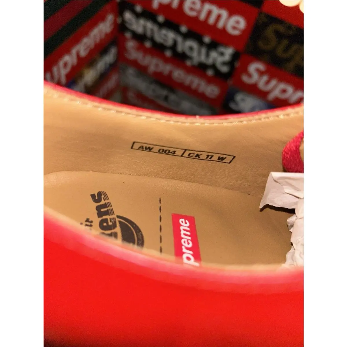Dr. Martens shoes - Supreme - Supreme - Red 3