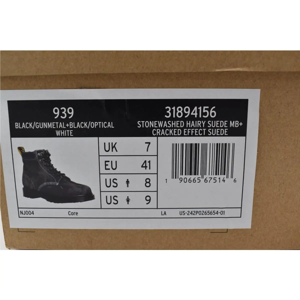 Dr. Martens shoes - Dr Martens 939 - Black (UPC: 190665675146) 11