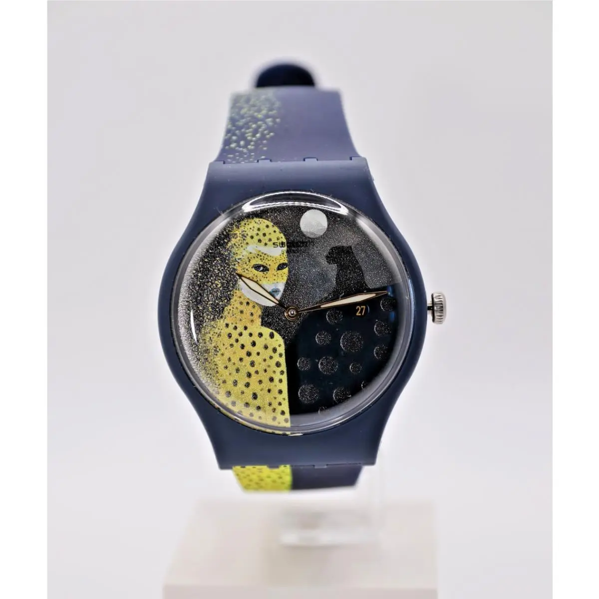 Limited Edition Swatch Watch Locarno76 Film Festival Special SO29Z401 41MM Blue