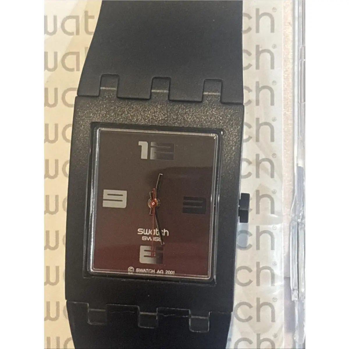 Watch SUAG101 Aigre-doux+neu/new Battery. Niob with Papers by Swatch