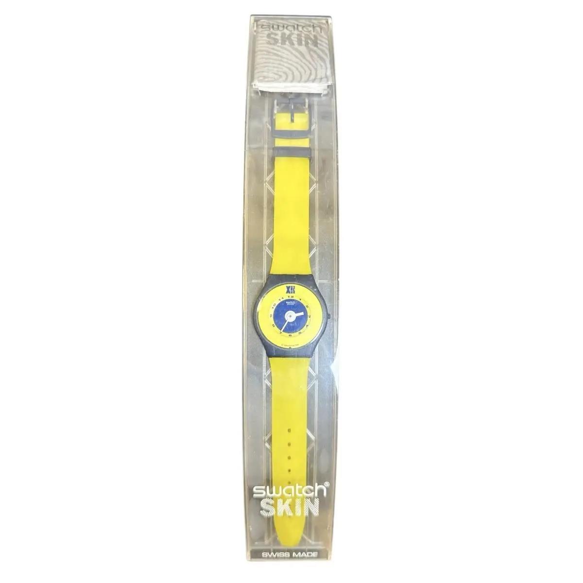 Vintage  Watch Amarillo SFN101 1997 Skin 34mm Swiss Quartz Ultra Thin Case by Swatch
