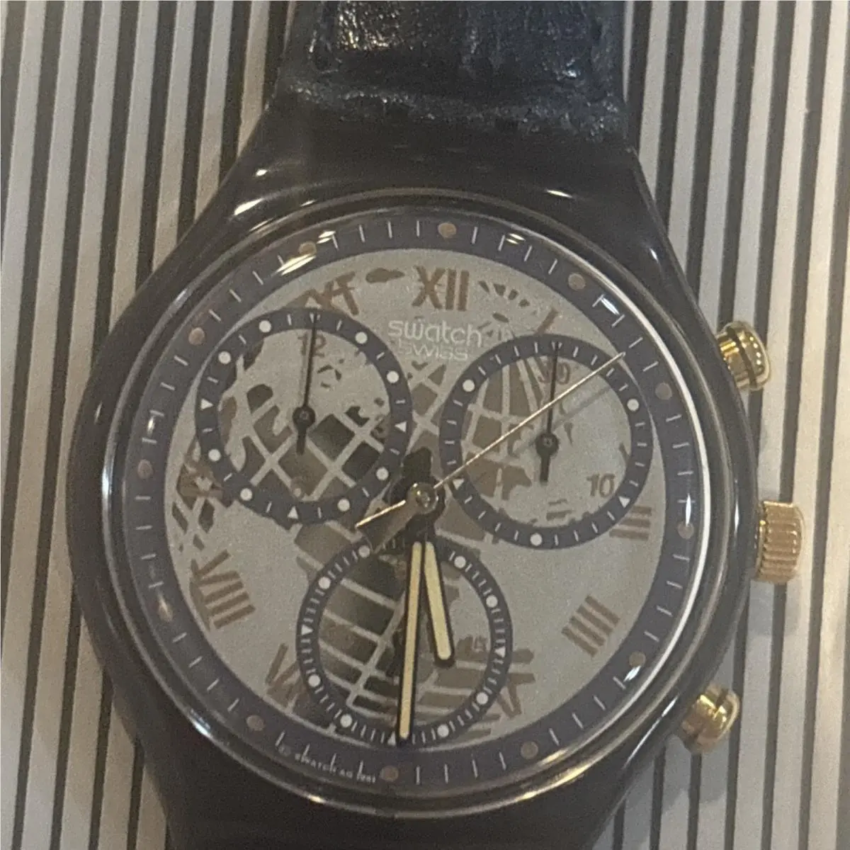 Swatch Chrono Timeless Zone Watch. Mint. Box. 1991. Battery