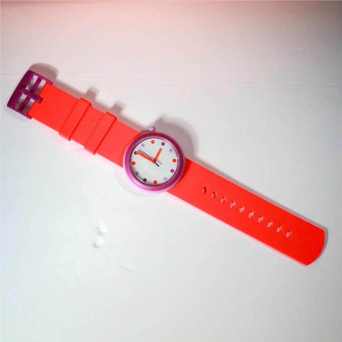 Popalicious Beads PNP100N Pop  Necklace+pink Band Watch Purple by Swatch