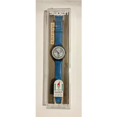 Swatch Chrono Atlanta 1996 Centennial Olympic Games Watch Vintage
