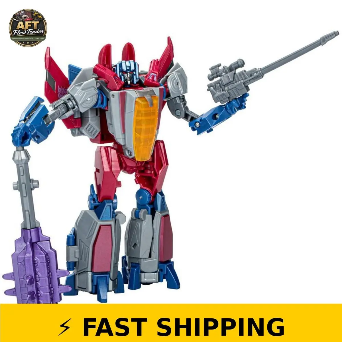 Transformers War For Cybertron Starscream Action Figure - Multicolor