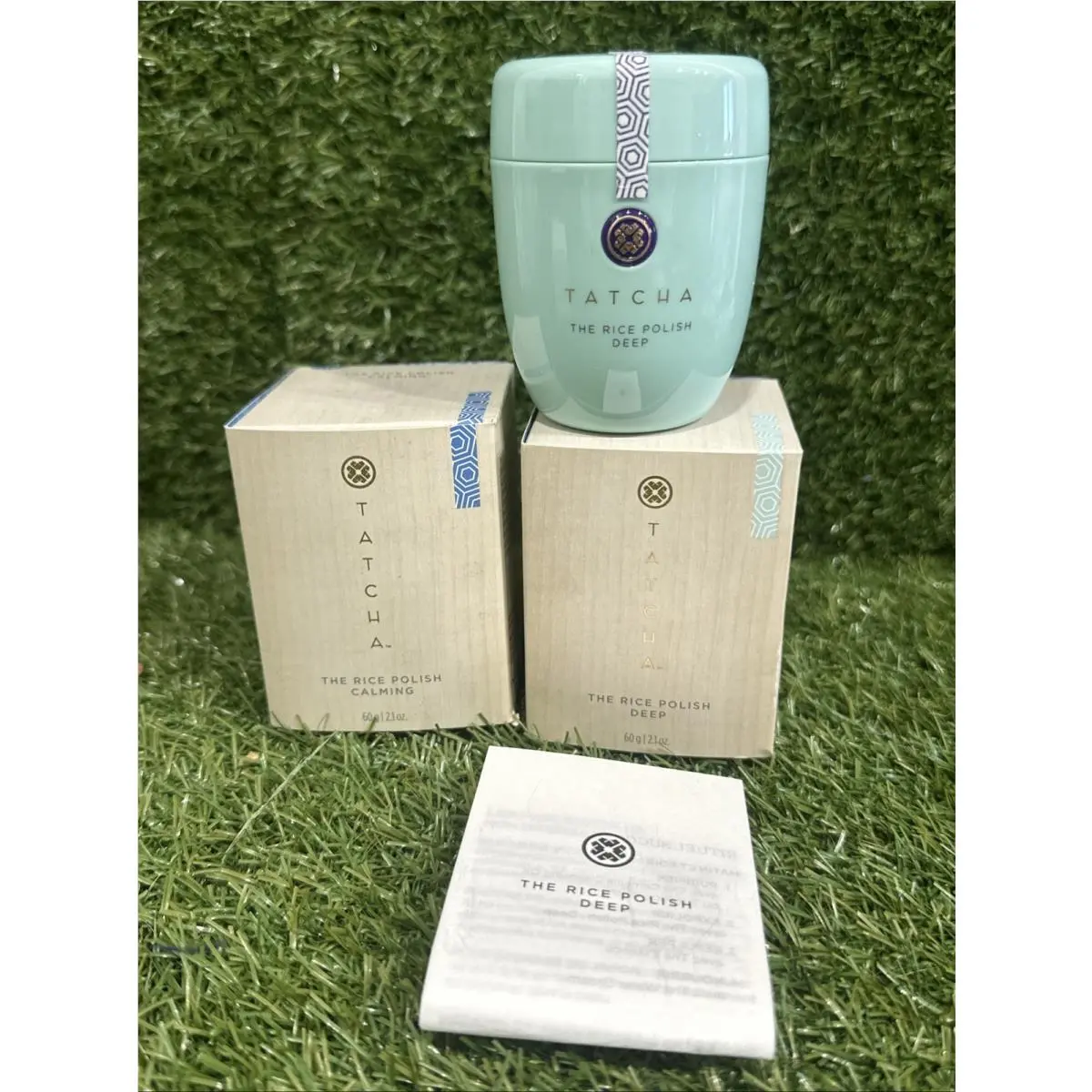 Tatcha The Rice Polish Deep Calming 60g/ 2.1oz Foaming Powder Exfoliator Lot 2