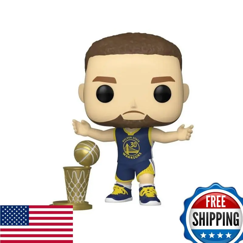 Funko Pop Nba Basketball Warriors Stephen Curry Trophy Fugitive Toys Exclusive
