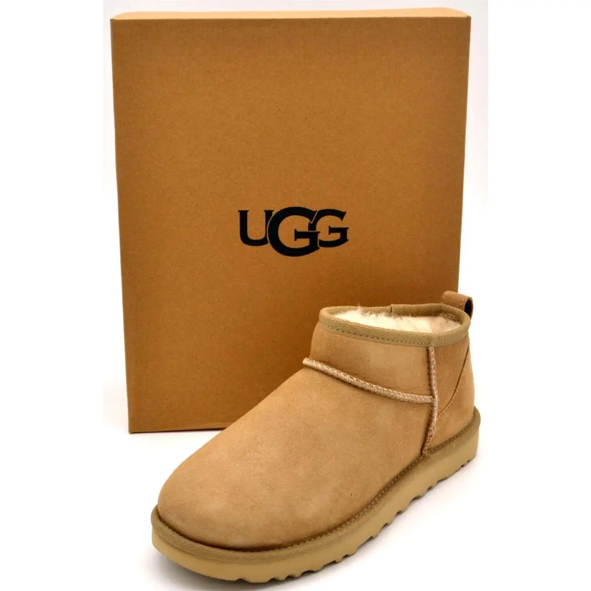 Ugg Womens Classic Ultra Mini Boots Sand 1116109-SAN
