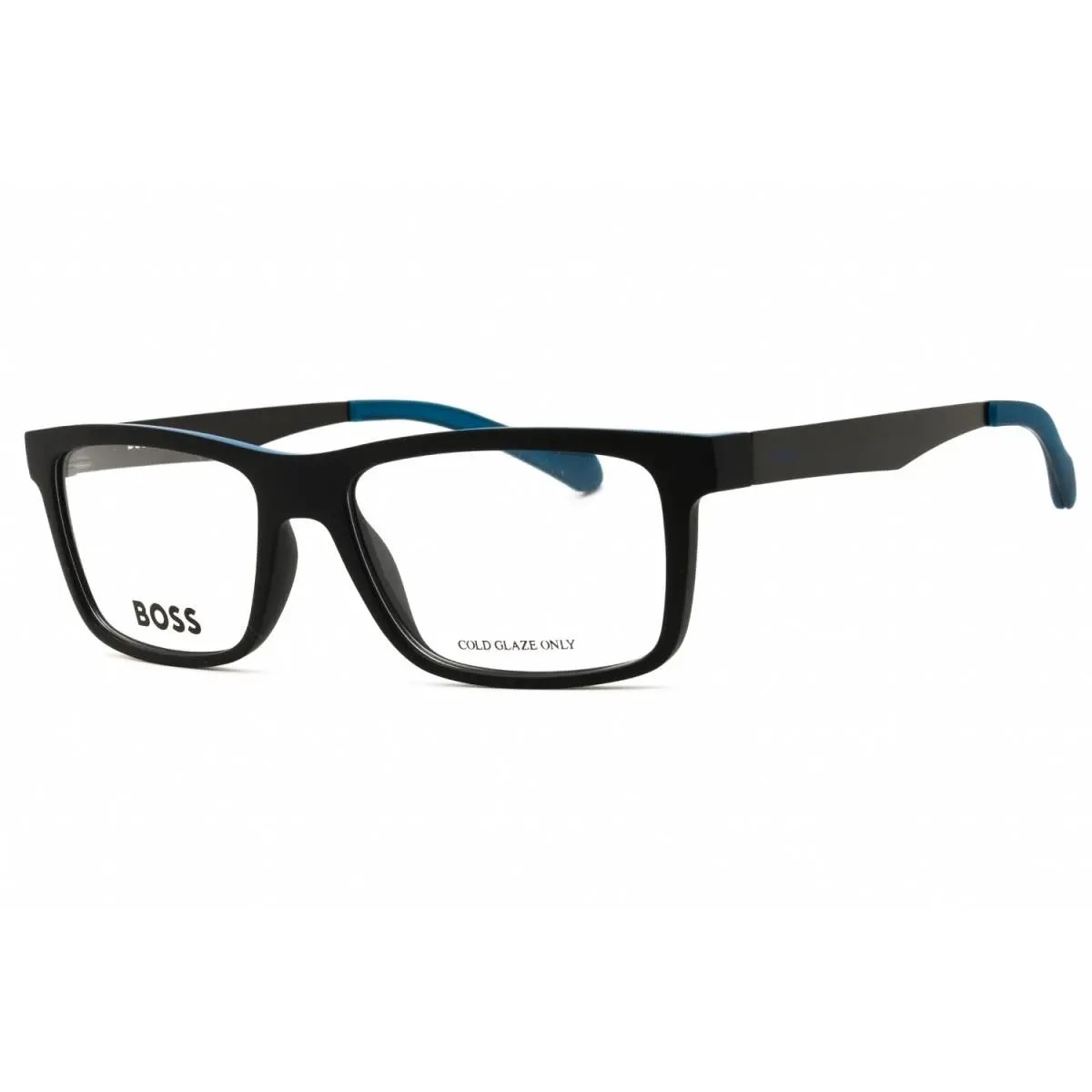 Boss 0870 00N2 00 Matte Black Blue 54mm Eyeglasses by Hugo Boss