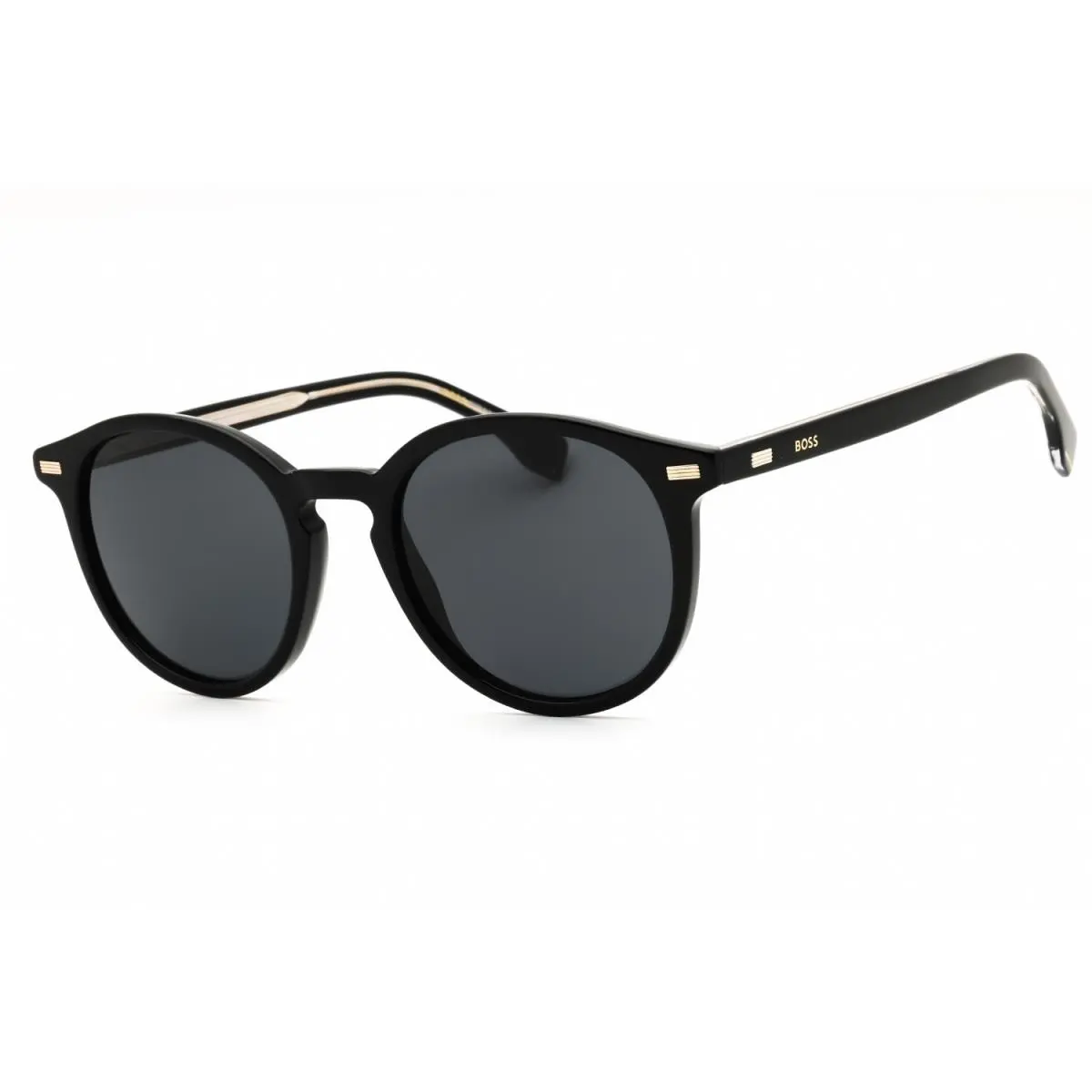Hugo Boss 1365 S 807 IR Sunglasses Black Frame Gray Lenses 51mm