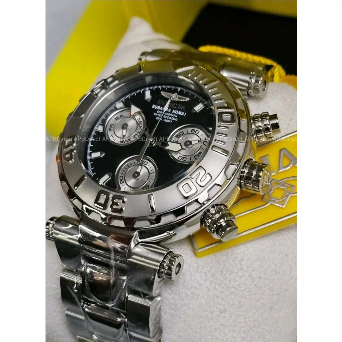 Invicta - Subaqua Noma I - Swiss Z60 Limited Edition 605 Silver Blk Mens Watch