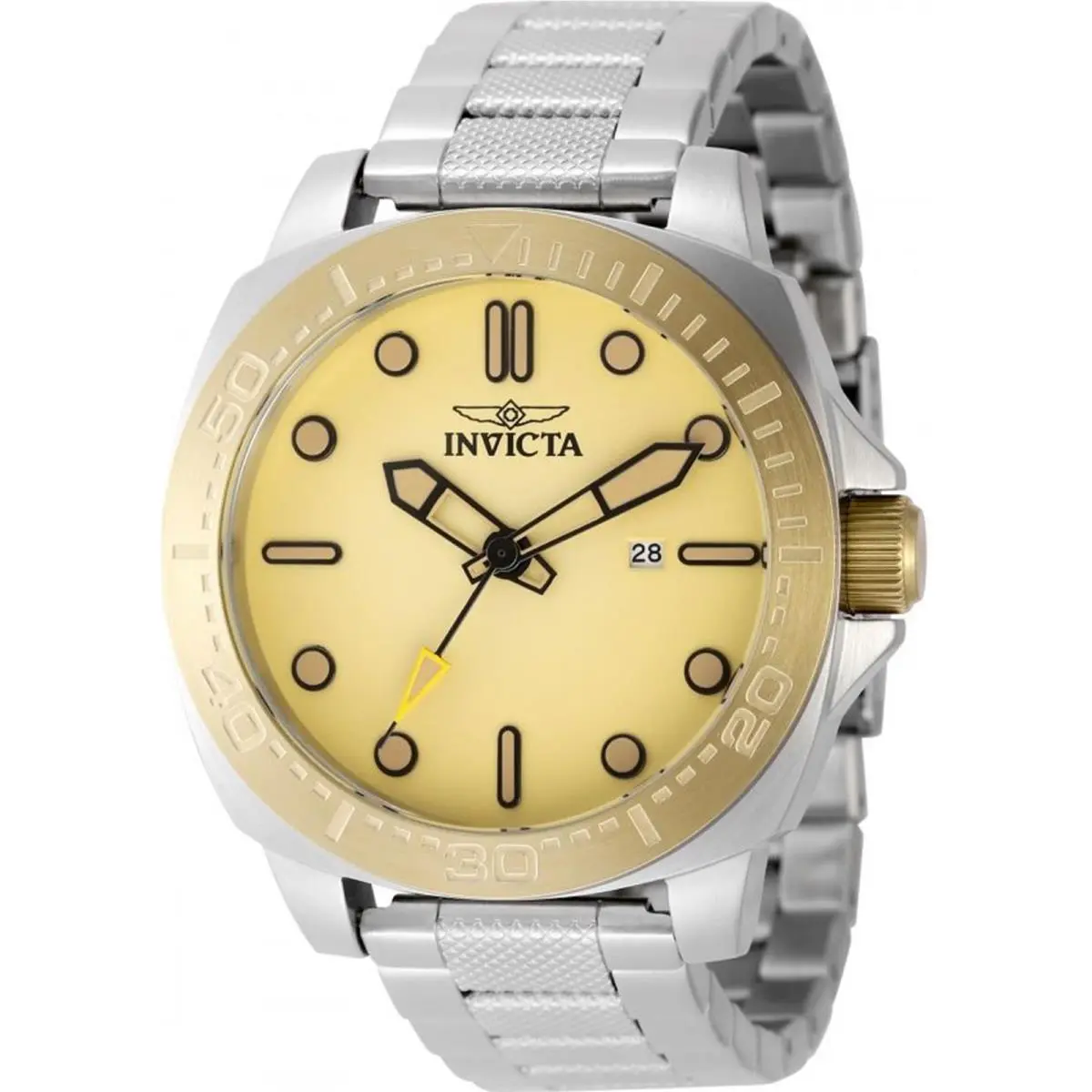 Invicta Men`s 49102 Speedway Quartz PC32 Yellow Dial Watch