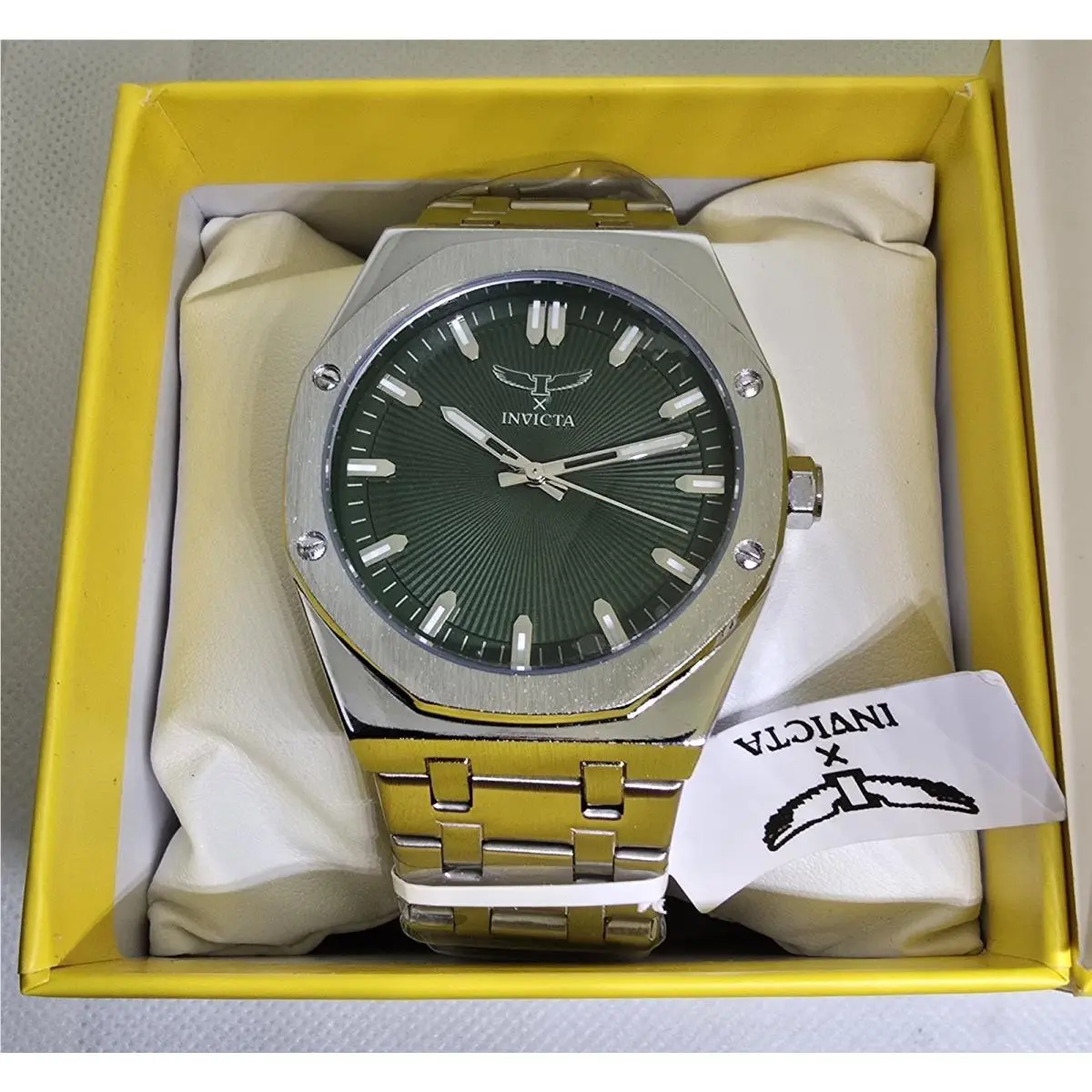 Rotary Invicta Specialty I by Invicta Men`s Watch 42mm Dark Green Dial Silver 69960