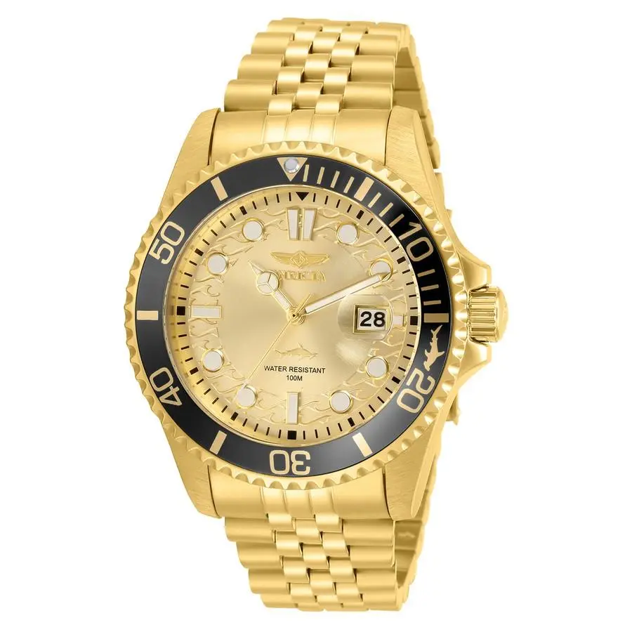 Invicta Pro Diver Quartz Champagne Dial Men`s Watch 30613