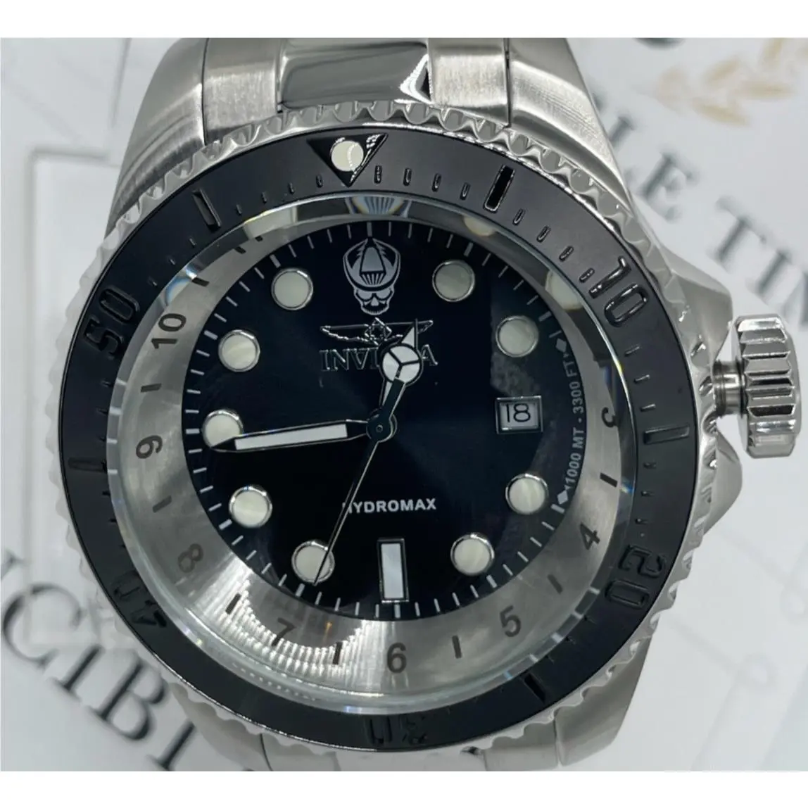 Invicta Hydromax Swiss Ronda 515 Caliber Men`s Watch - 52mm Steel 38018