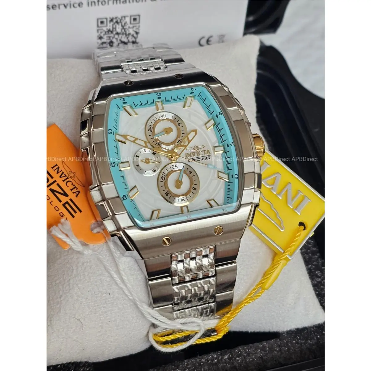 Invicta - S1 Rally Exclusive - Blue White Mother-of-pearl Multi Dial Mens Watch