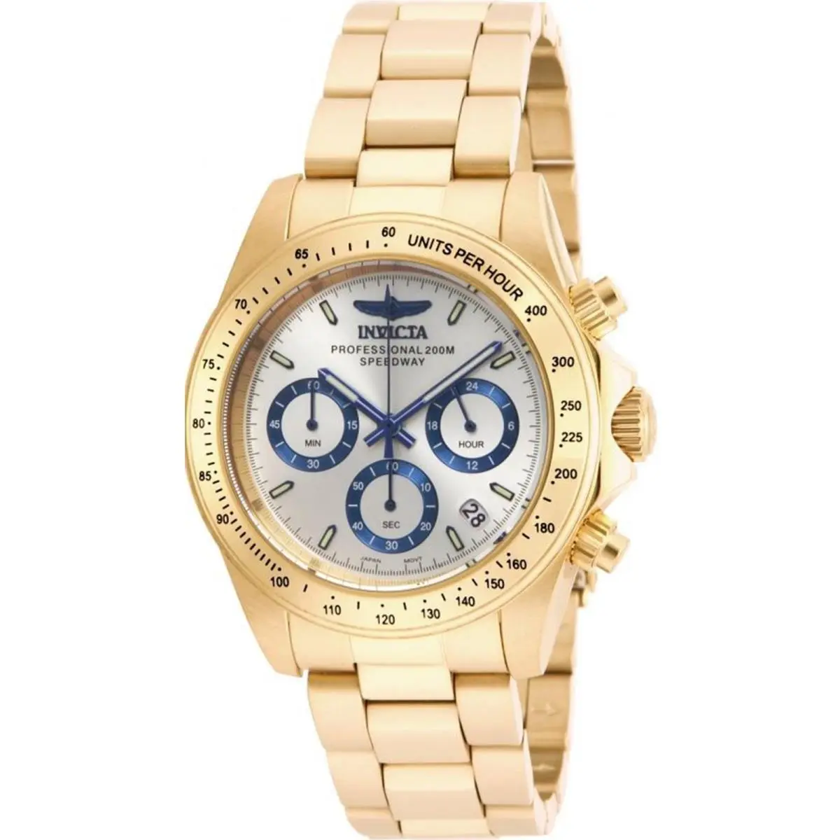 Invicta Men`s 17312 Speedway Quartz Chronograph Silver Dial Watch