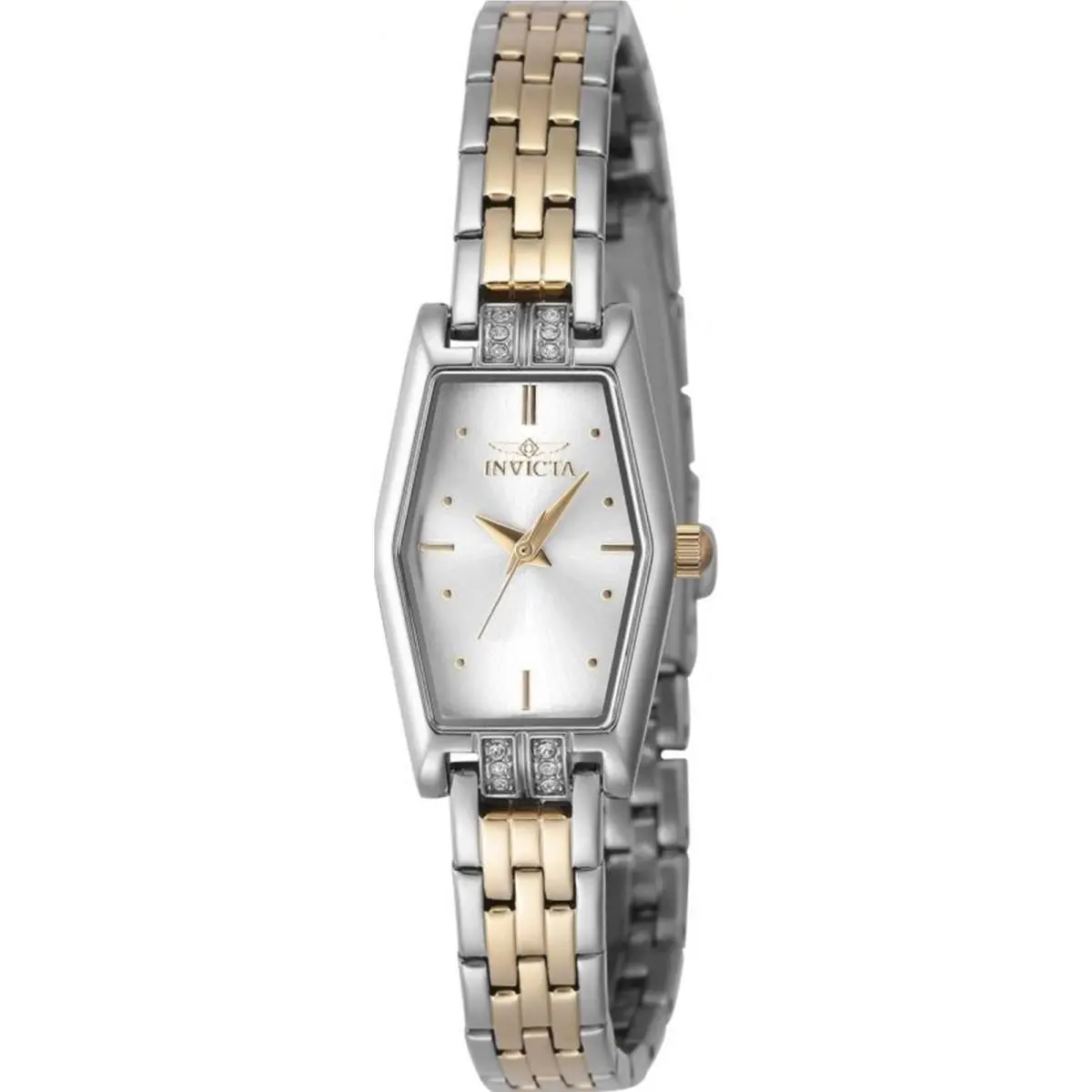 Invicta Women`s 48132 Angel Quartz 3 Hand Silver Dial Watch