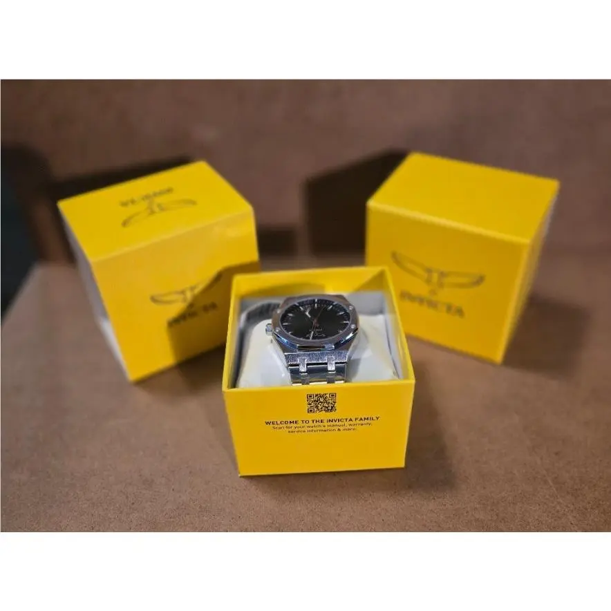 Invicta 69959 Specialty Men`s Watch 42mm Silver Stainless Steel Black Dial