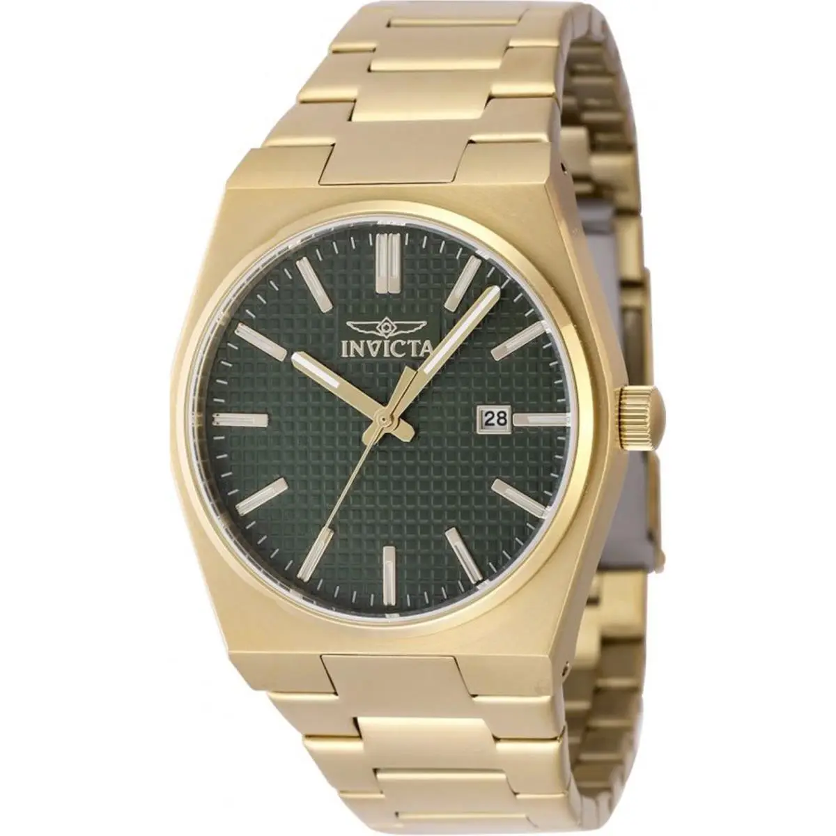 Invicta Men`s 48399 Speedway Quartz 3 Hand Green Dial Watch