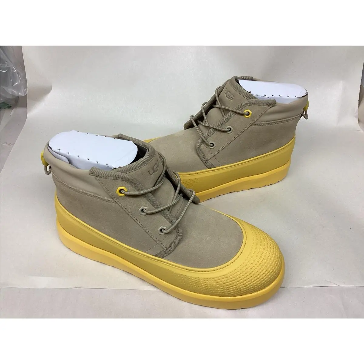 Ugg K Neumel Weather Hybrid Unisex Boots Sneakers Shoes Khaki Yellow Big Kids 6