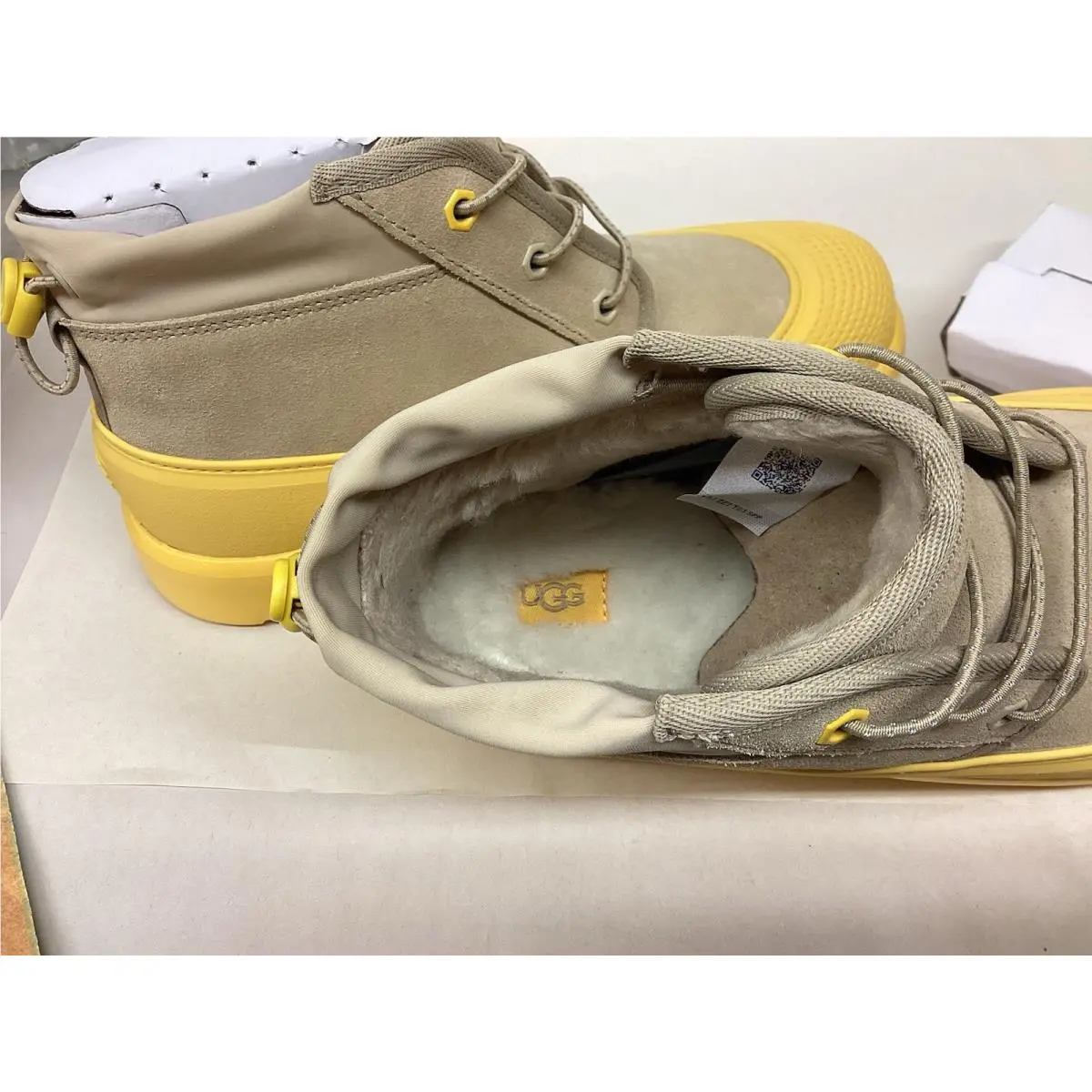 UGG shoes - UGG K NEUMEL WEATHER HYBRID - 1171299K - Mustard Seed Wheat Tan To Yellow (UPC: 198605303449) 7