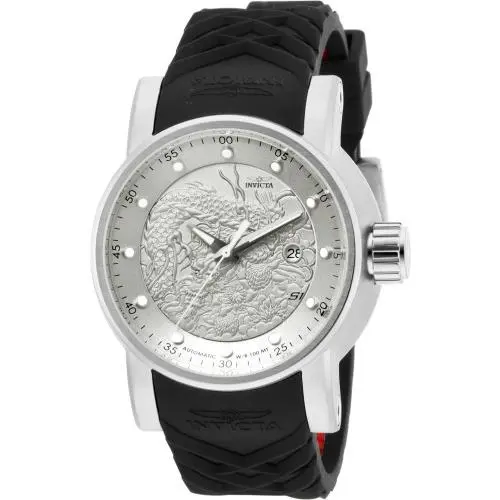 Invicta Men`s S1 Rally Antique Silver Dragon Dial Automatic Watch
