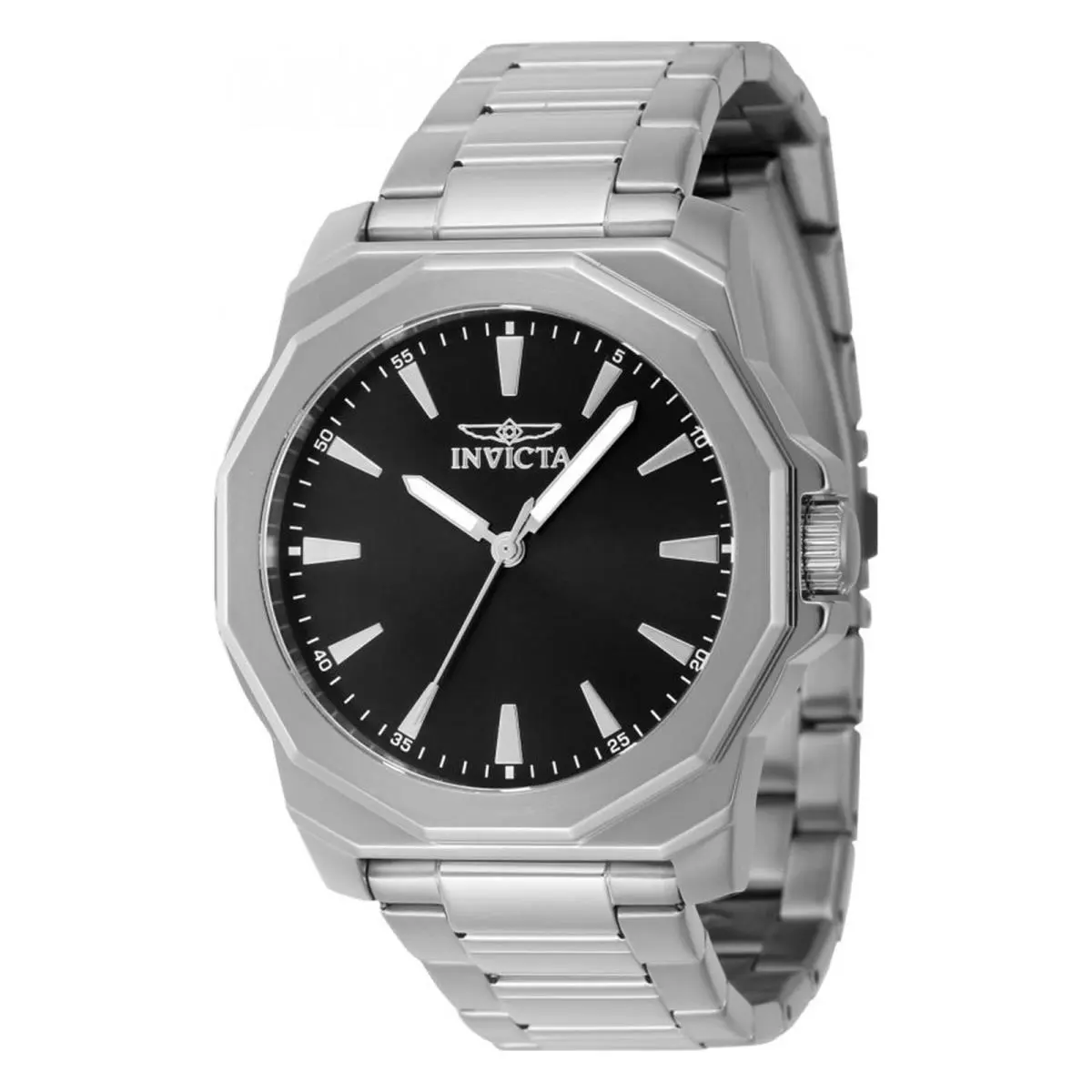 Invicta Men`s 46831 Speedway Quartz 3 Hand Black Dial Watch
