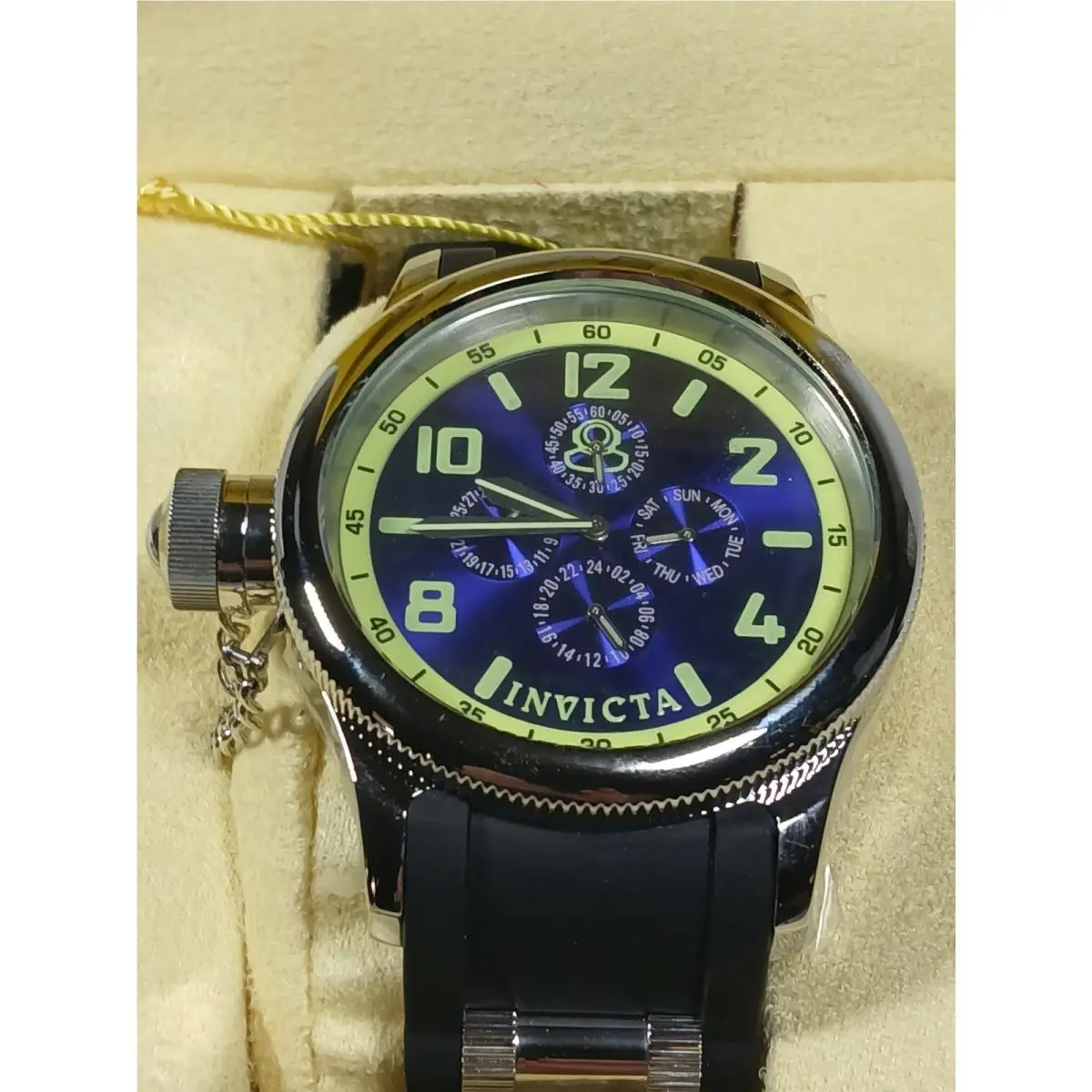 Russian Diver Invicta Stainless Steel Nite Glow 100MT Mod 1799 W/papers
