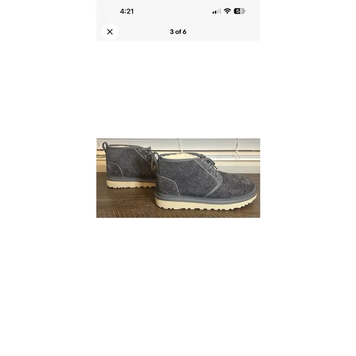 UGG shoes - Shaggy - Shaggy - Gray 7