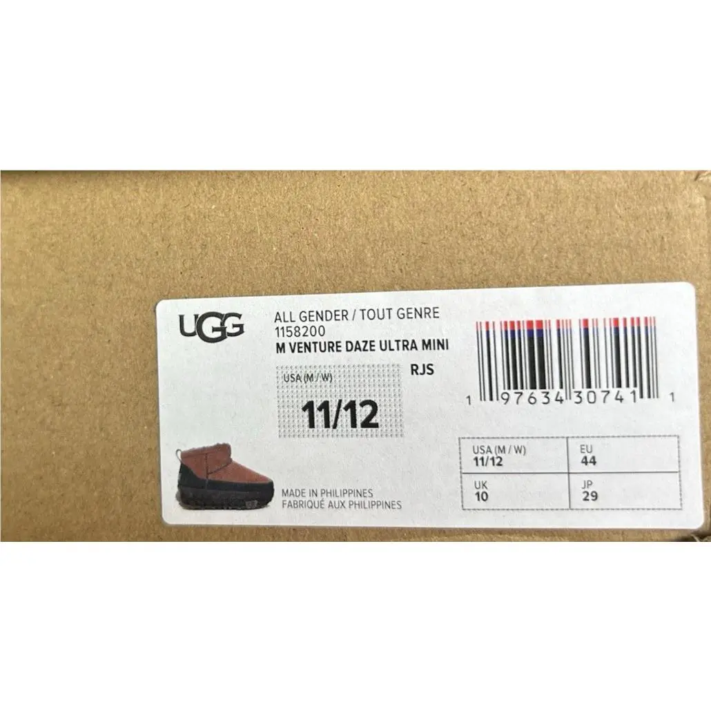 UGG shoes - UGG Venture Daze Ultra Mini Boot - Red Jasper/ Black (UPC: 197634307411) 5